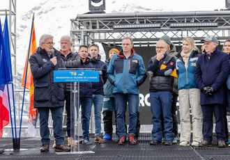SUD100989-inauguration telesiege Orcieres-Region Sud - Jean-Charles VERCHERE BD