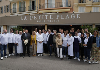 SUD106924-dejeuner chefs st tropez-Region Sud - Guillaume HORCAJUELO BD