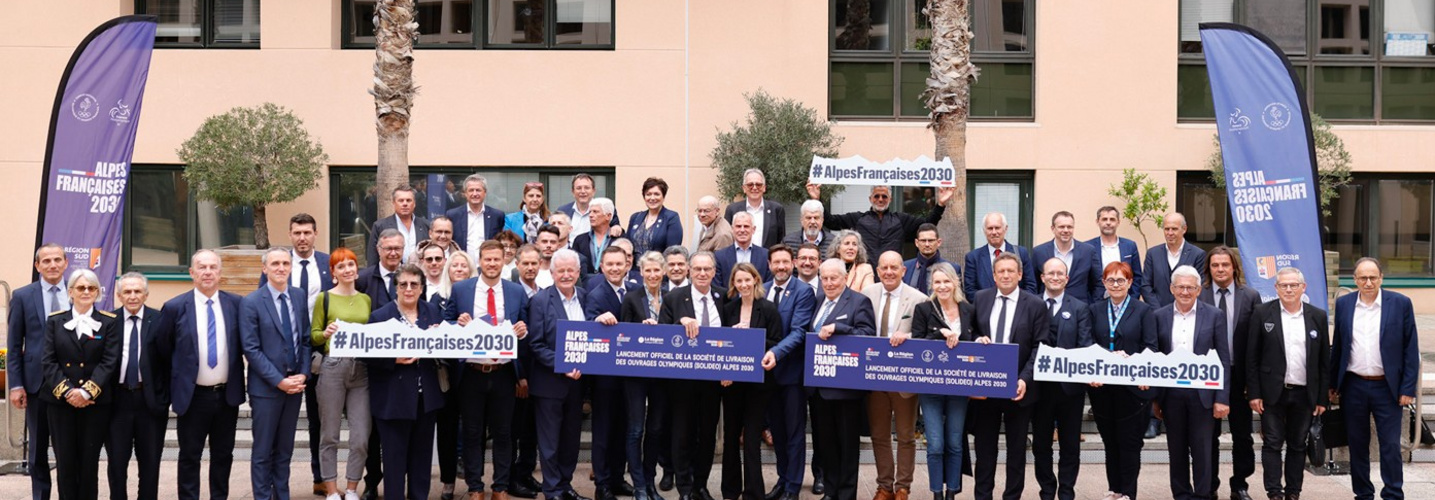préparation des Jeux d’hiver s’accélère ! Lancement officiel de la Société de Livraison des Ouvrages Olympiques (SOLIDEO) Alpes 2030