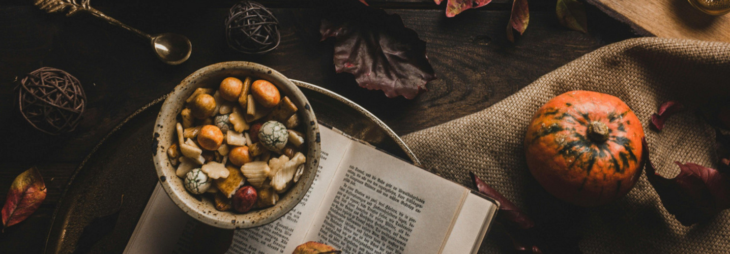 Automne livre tisane