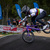 Le champion de BMX Romain Mahieu durant une course