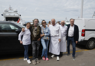 SUD106919-dejeuner chefs st tropez-Region Sud - Guillaume HORCAJUELO BD
