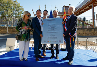 SUD115500-Inauguration passerelle miramas-Fabien Boukla - Agence Realize BD