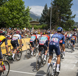 Tour de France 2024 à Embrun Passage du Tour de France 2024 à Embrun