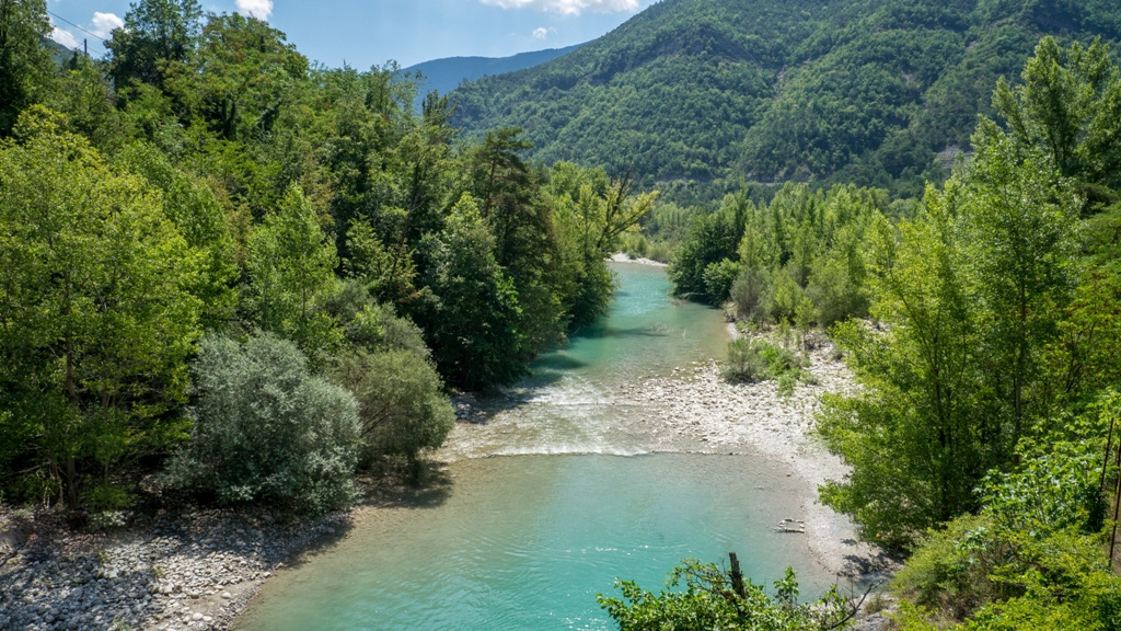 Vue sur la Rivière de l’Estéron