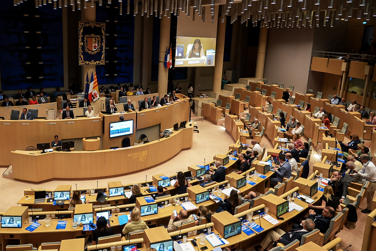 L'hémicycle de la Région Sud